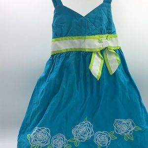 toddler teal sundress basic edition  size 4/5